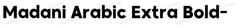 Madani Arabic Extra Bold字体转换